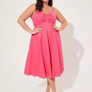 Torrid Pink Sleeveless Dress